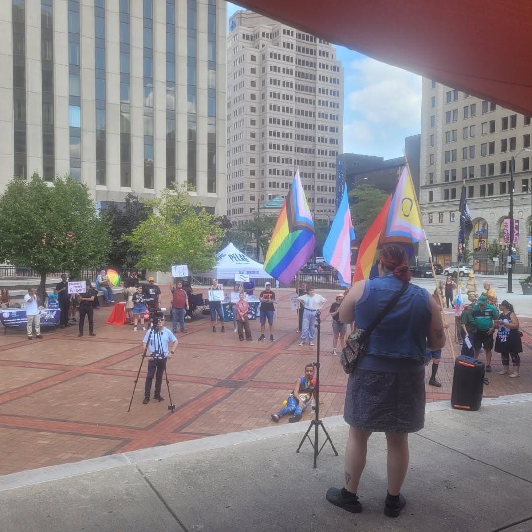 TransHearts at Protect Trans Futures Rally 2026